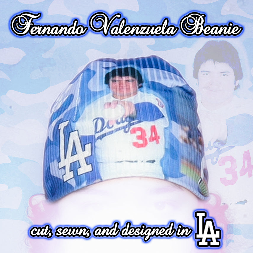 Fernando Valenzuela Dodger Beanie