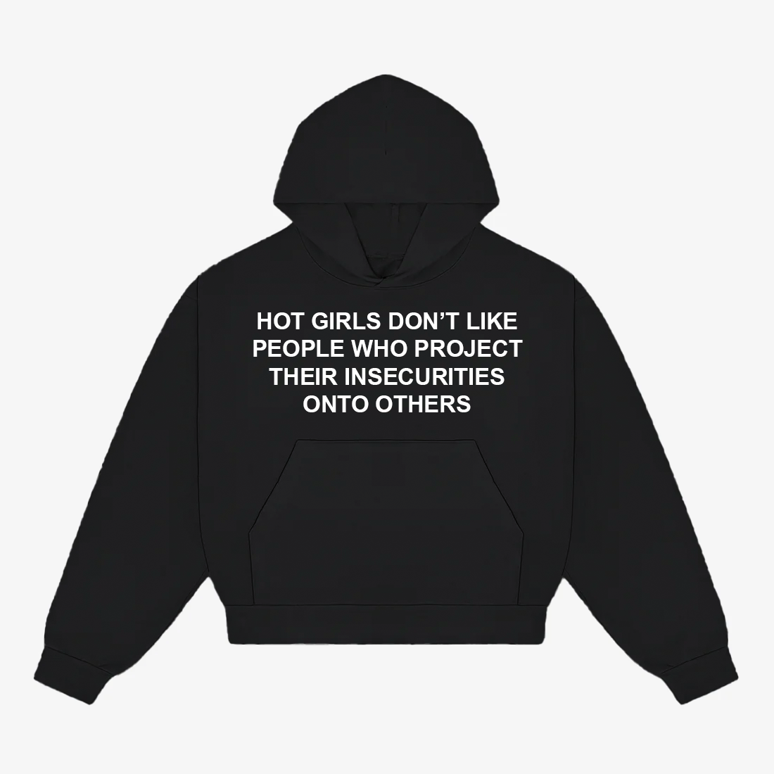 DON'T PROJECT CROPPED HOODIE